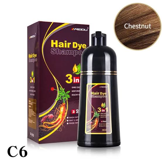 Shampoo 3 en 1 tono chestnut brown C-6