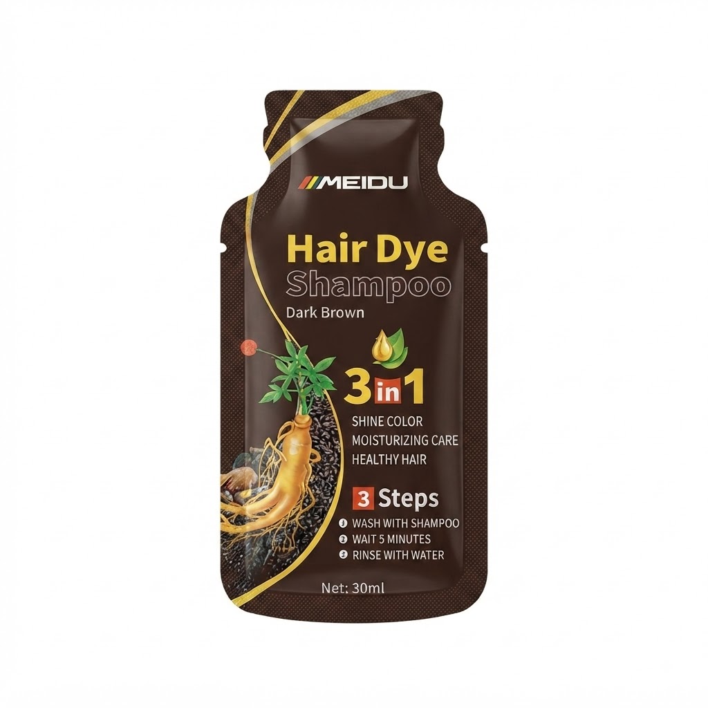 Sachet 3 en 1 tono café oscuro C-2