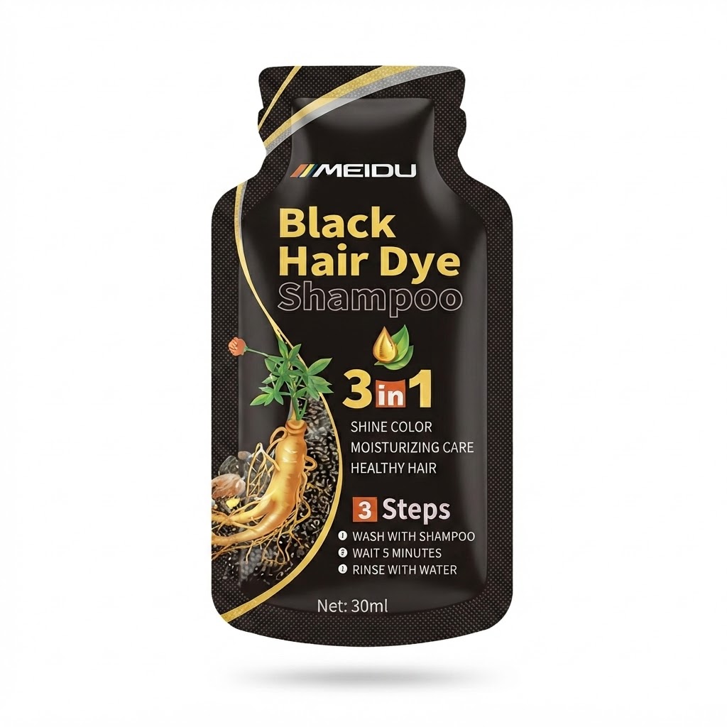 Sachet 3 en 1 para cabello negro